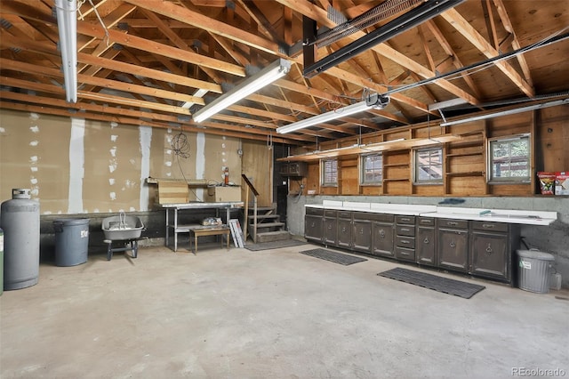 11701 Spruce Canyon Cir, Golden, CO 80403 - misc room with concrete flooring and a garage