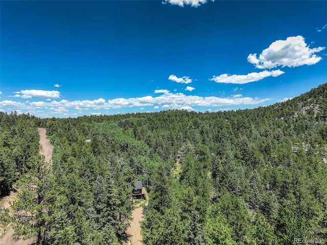 11701 Spruce Canyon Cir, Golden, CO 80403 - view of mountain backdrop with a heavily wooded area