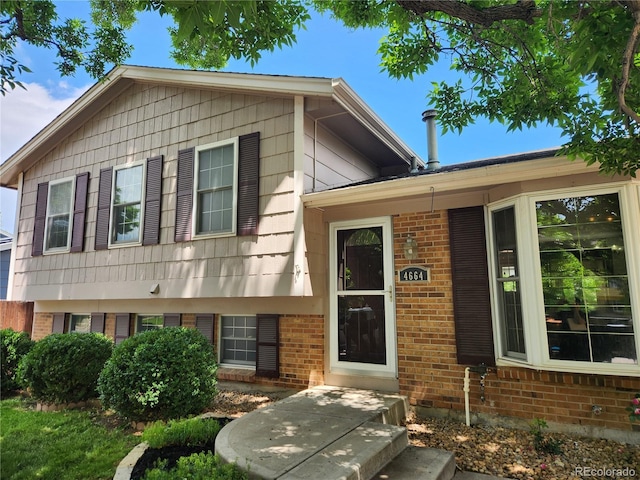 4664 S Zang St, Morrison, CO 80465 - tri-level home with brick siding