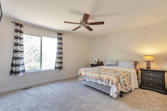 9889 Aftonwood St, Highlands Ranch, CO 80126 - bedroom featuring carpet, baseboards, and ceiling fan