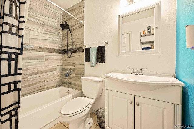 12234 W Saratoga Ave, Morrison, CO 80465 - bathroom with vanity, shower / bath combo, and tile patterned flooring