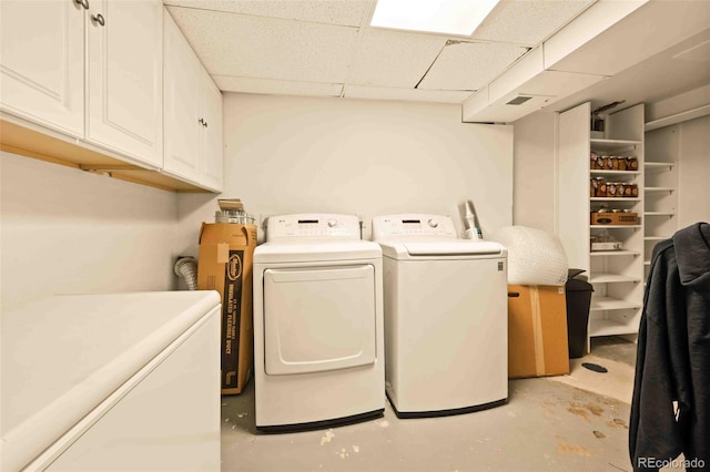 12234 W Saratoga Ave, Morrison, CO 80465 - washroom with cabinet space and separate washer and dryer