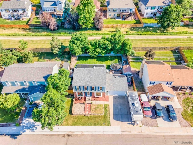 12234 W Saratoga Ave, Morrison, CO 80465 - aerial perspective of suburban area