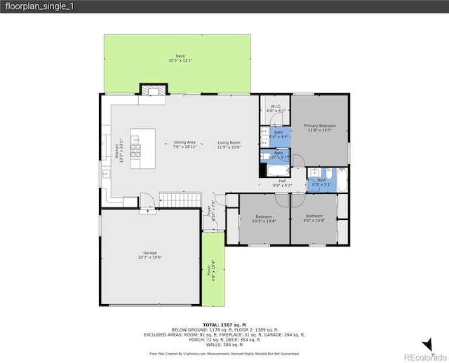 8357 Dudley Ct, Arvada, CO 80005 - view of room layout