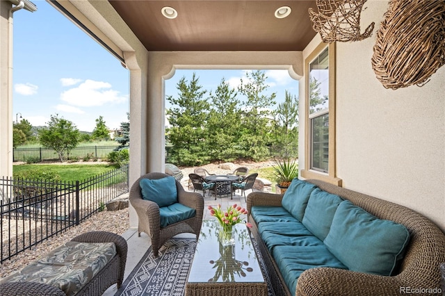 15205 W Baker Ave, Lakewood, CO 80228 - view of patio with an outdoor hangout area and outdoor dining space