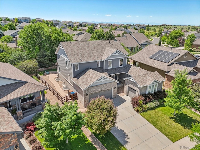8677 S Buchanan Way, Aurora, CO 80016 - aerial perspective of suburban area