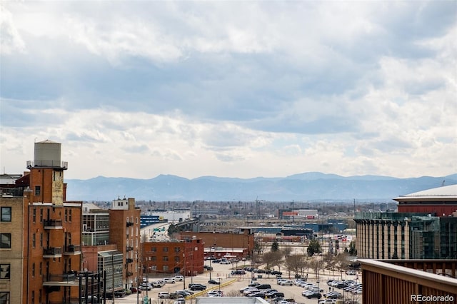 view of city with a mountain view