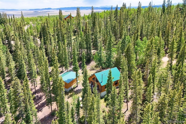 987 Boreas Cir, Jefferson, CO 80456 - aerial view of property and surrounding area with a mountain backdrop