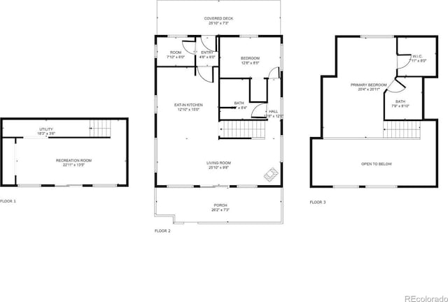987 Boreas Cir, Jefferson, CO 80456 - view of floor plan / room layout