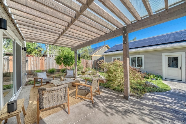 322 W Park Ave, Salida, CO 81201 - fenced backyard featuring a pergola and a patio