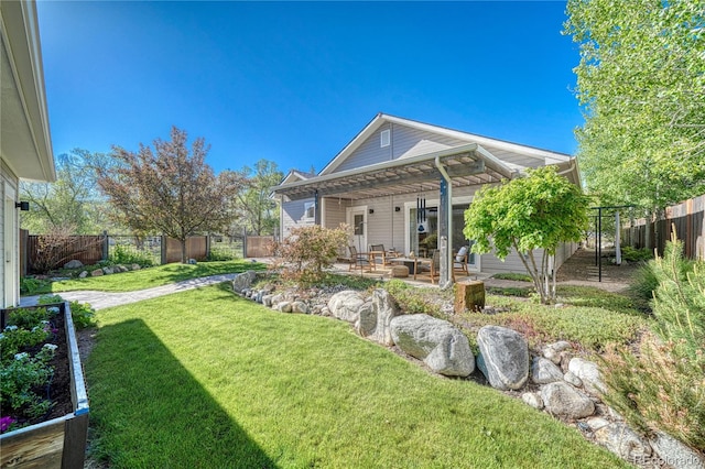 322 W Park Ave, Salida, CO 81201 - view of yard featuring a patio