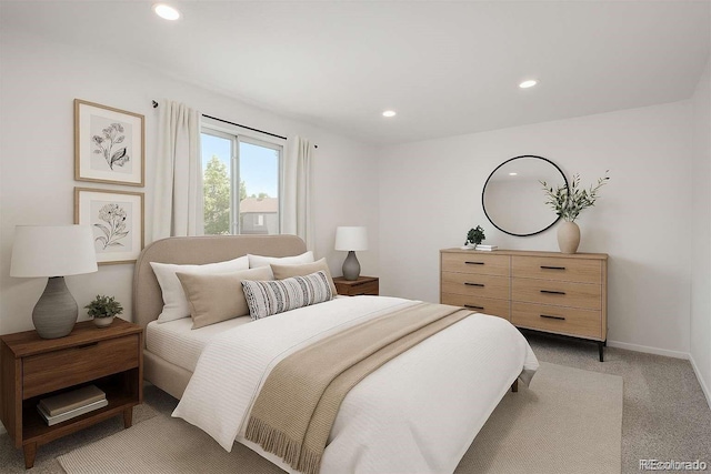 20445 Mitchell Pl, Denver, CO 80249 - bedroom with recessed lighting and light carpet