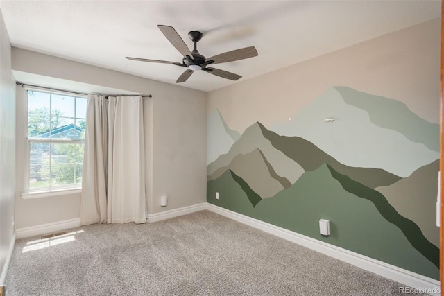 20445 Mitchell Pl, Denver, CO 80249 - spare room featuring carpet flooring and ceiling fan