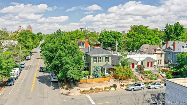 2098 N Clarkson St, Denver, CO 80205 - aerial perspective of suburban area