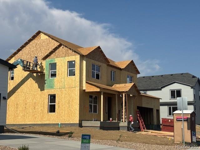 1737 Jennifer St, Brighton, CO 80601 - property in mid-construction with a porch