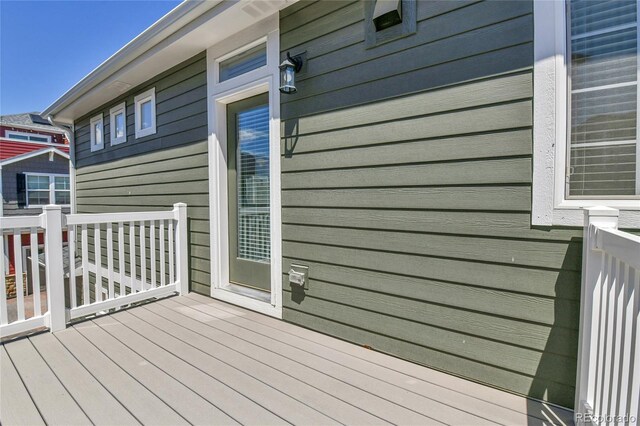 1086 Highlands Dr, Erie, CO 80516 - view of wooden terrace