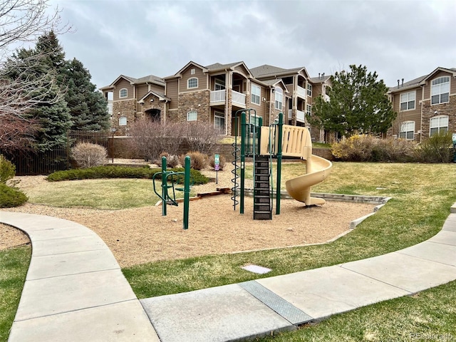 7440 S Blackhawk St Unit 2-106, Englewood, CO 80112 - community jungle gym with a yard