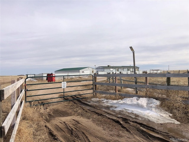 9260 County Road 133, Simla, CO 80835 - view of yard with a rural view and a garage