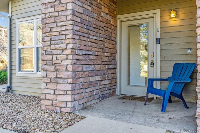 view of entrance to property