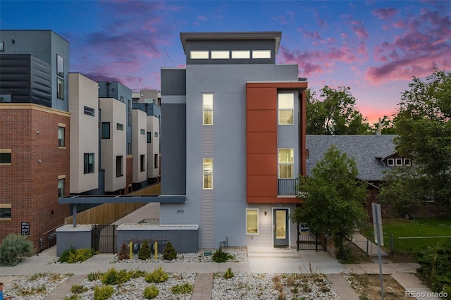 2922 W 26th Ave Unit 1, Denver, CO 80211 - view of property at dusk