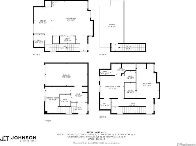 2922 W 26th Ave Unit 1, Denver, CO 80211 - view of property floor plan