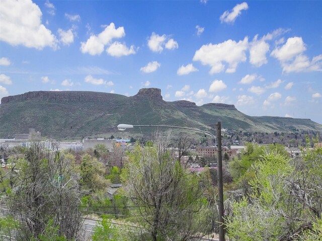 view of mountain backdrop