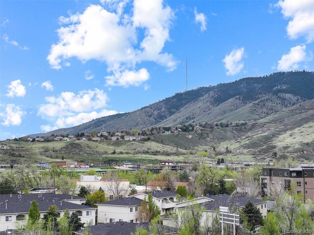 view of mountain background