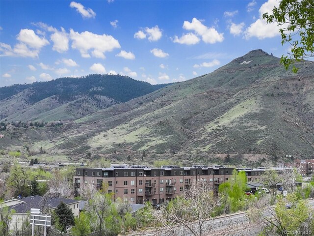 view of mountain background