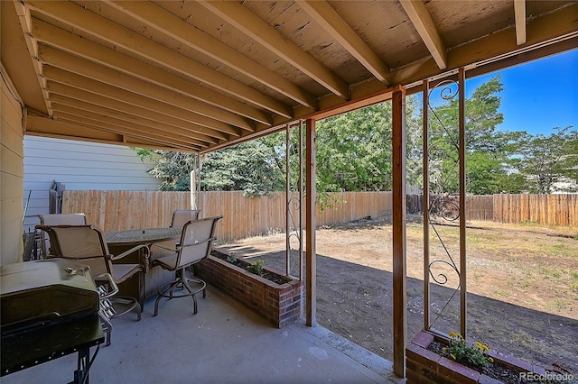 view of patio