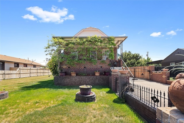 5960 Glencoe St, Commerce City, CO 80022 - back of property with a gate