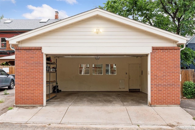 1352 N Downing St, Denver, CO 80218 - view of detached garage