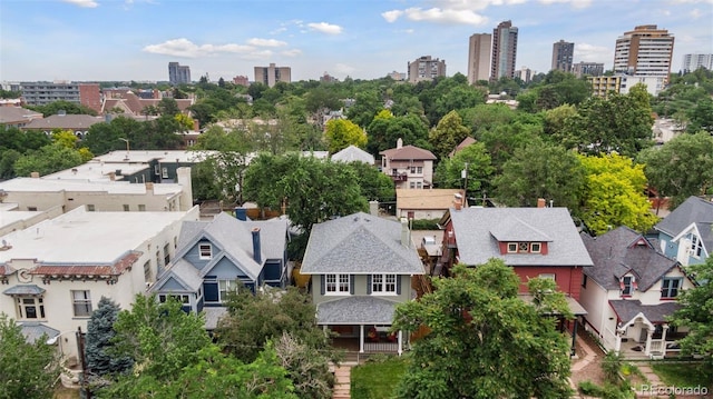 1352 N Downing St, Denver, CO 80218 - aerial view of residential area