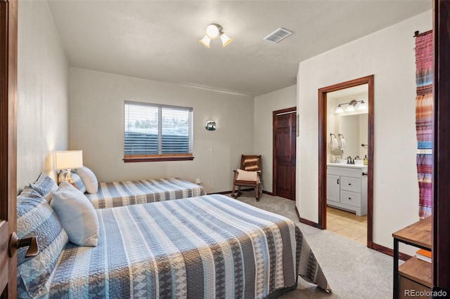 112 Deer Track Ct, Granby, CO 80446 - bedroom featuring light carpet and ensuite bathroom