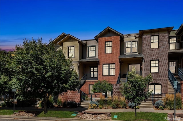 view of townhome / multi-family property