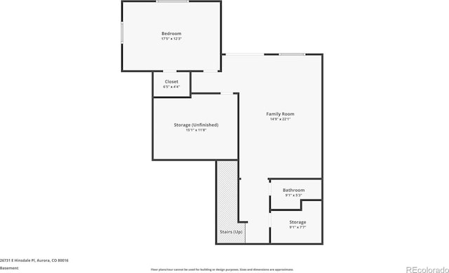 26731 E Hinsdale Pl, Aurora, CO 80016 - plan