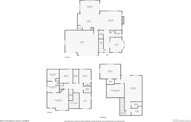 26731 E Hinsdale Pl, Aurora, CO 80016 - view of layout