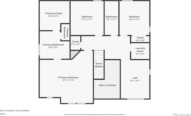 26731 E Hinsdale Pl, Aurora, CO 80016 - plan