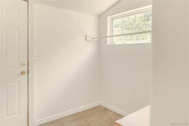 4368 Benton St, Denver, CO 80212 - walk in closet with vaulted ceiling and light carpet