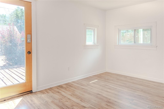 4368 Benton St, Denver, CO 80212 - spare room featuring wood finished floors and baseboards