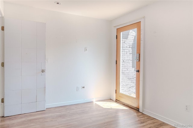 4368 Benton St, Denver, CO 80212 - empty room with light wood finished floors and baseboards