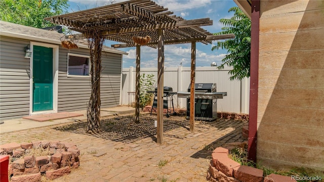 4368 Benton St, Denver, CO 80212 - view of patio / terrace with area for grilling and a pergola