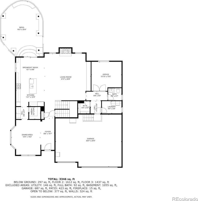 6738 Esmeralda Dr, Castle Rock, CO 80108 - home floor plan