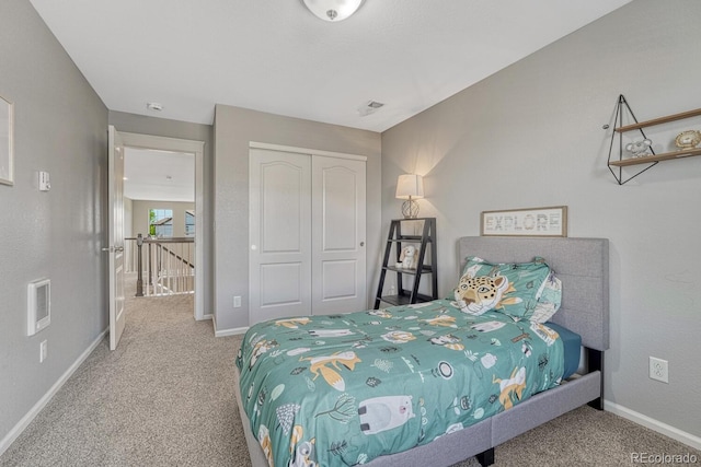 6738 Esmeralda Dr, Castle Rock, CO 80108 - carpeted bedroom with a closet and baseboards