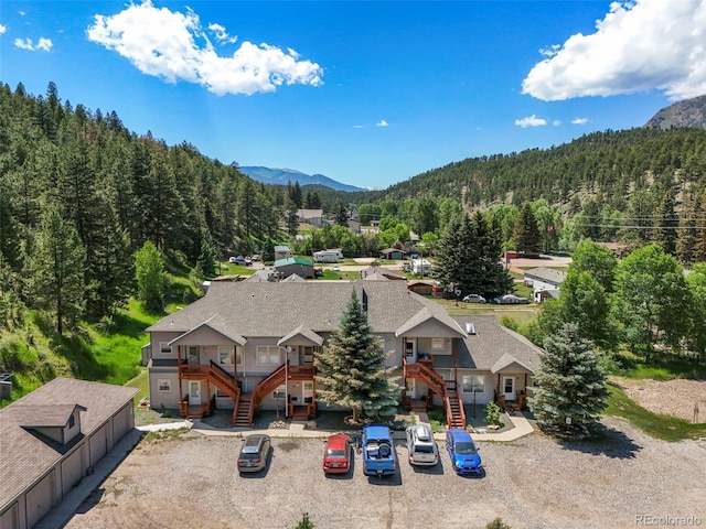 5720 County Road 64 # A102, Bailey, CO 80421 - view from above of property featuring a mountain backdrop