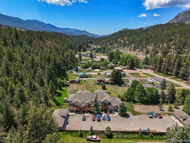 5720 County Road 64 # A102, Bailey, CO 80421 - bird's eye view of a forest and a mountainous background
