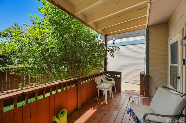 5720 County Road 64 # A102, Bailey, CO 80421 - view of wooden deck