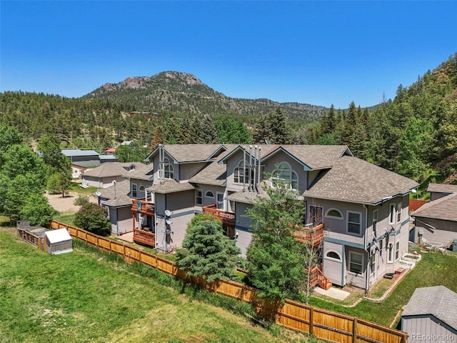 5720 County Road 64 # A102, Bailey, CO 80421 - aerial view of a forest and a mountain backdrop