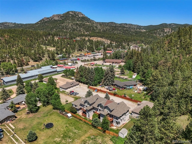 5720 County Road 64 # A102, Bailey, CO 80421 - view of property location featuring a heavily wooded area and a mountain backdrop