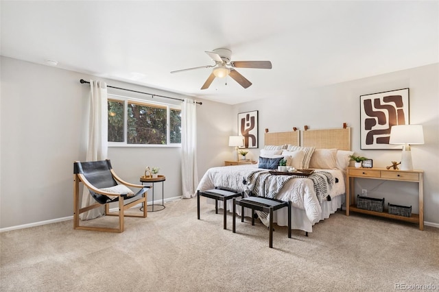 4451 Ranch Cir, Colorado Springs, CO 80918 - bedroom with carpet flooring and ceiling fan