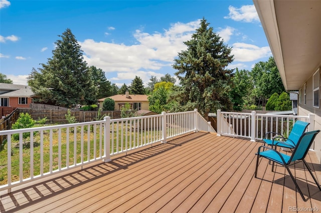 4451 Ranch Cir, Colorado Springs, CO 80918 - view of wooden terrace